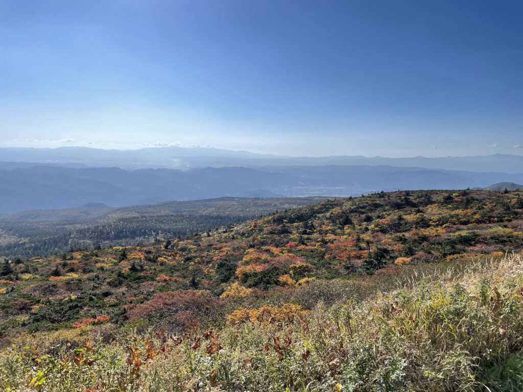 蔵王山頂からの景色