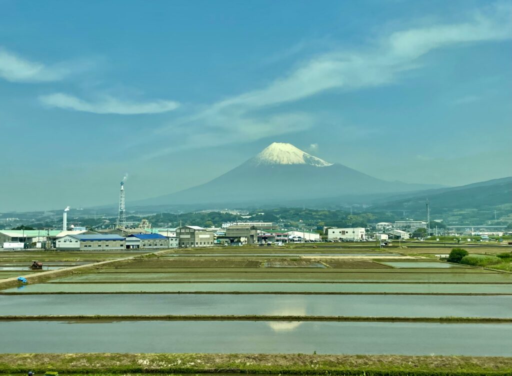 新幹線上り 富士山