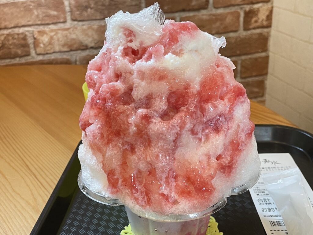 赤塚製氷 赤桃と白桃